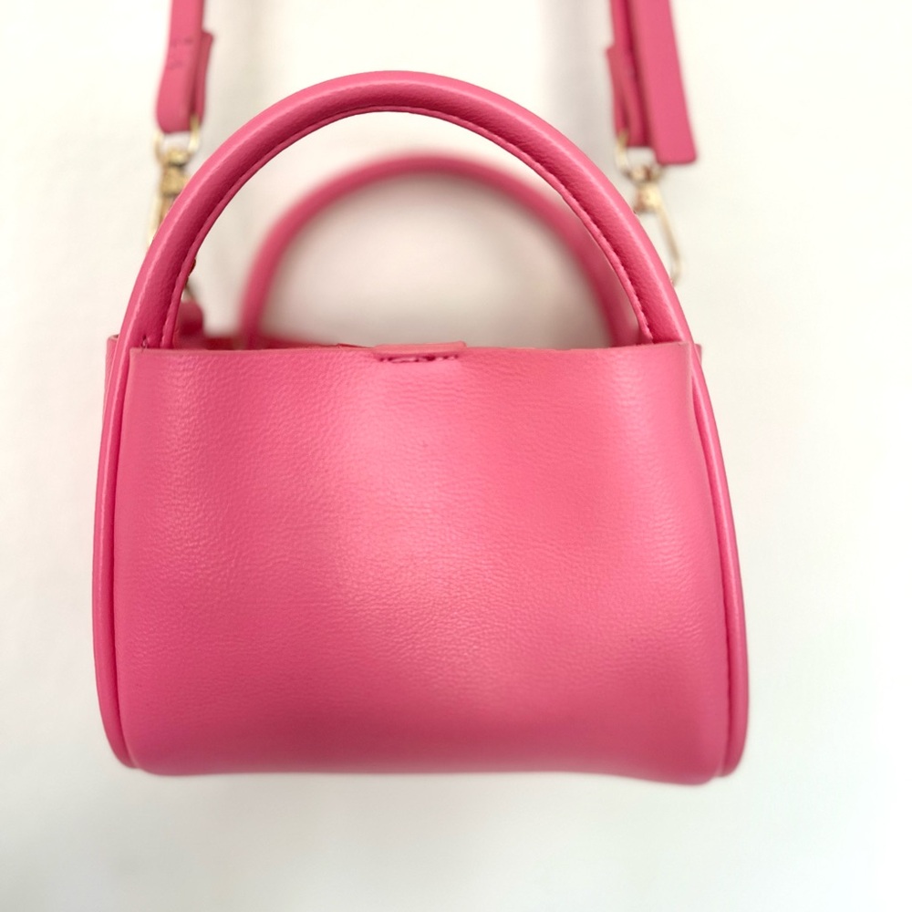 Anthropologie Pink Super Mini Hollace Tote